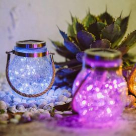 LED Solar Glass Ball