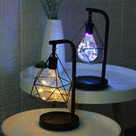 Seven Character Table Lamp