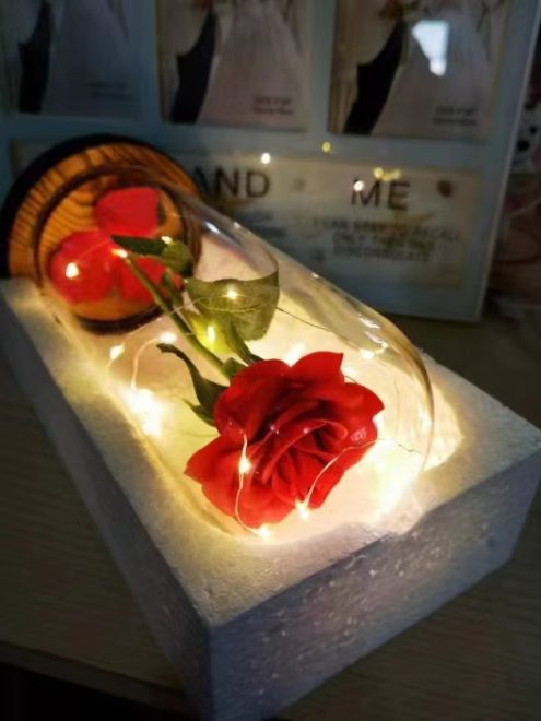 Everlasting Crimson Rose